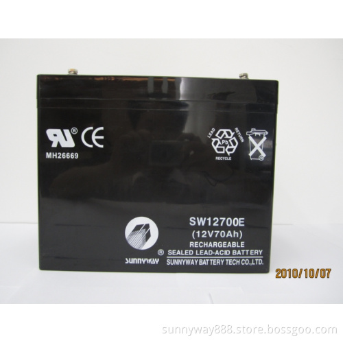 Sealed Lead-Acid Deep Cycle Battery 12V70ah